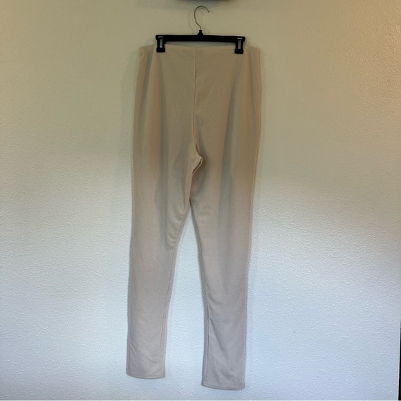 High Waisted Luxe Knit Split Hem Pants - Picture 9 of 10